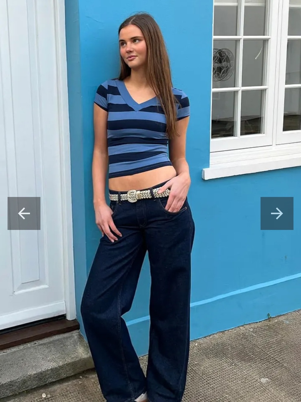 Subdued | LOW WAIST JEANS in Dark Blue NWOT